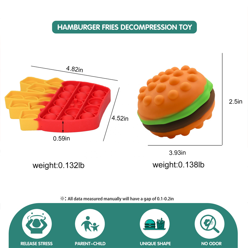 3D silicone fidget pop it meataalo (5)