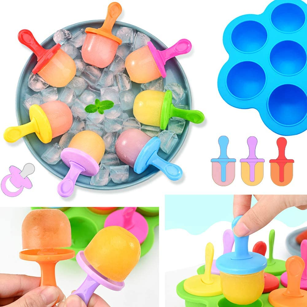 7 Cavity silicone popsicle molds (5)