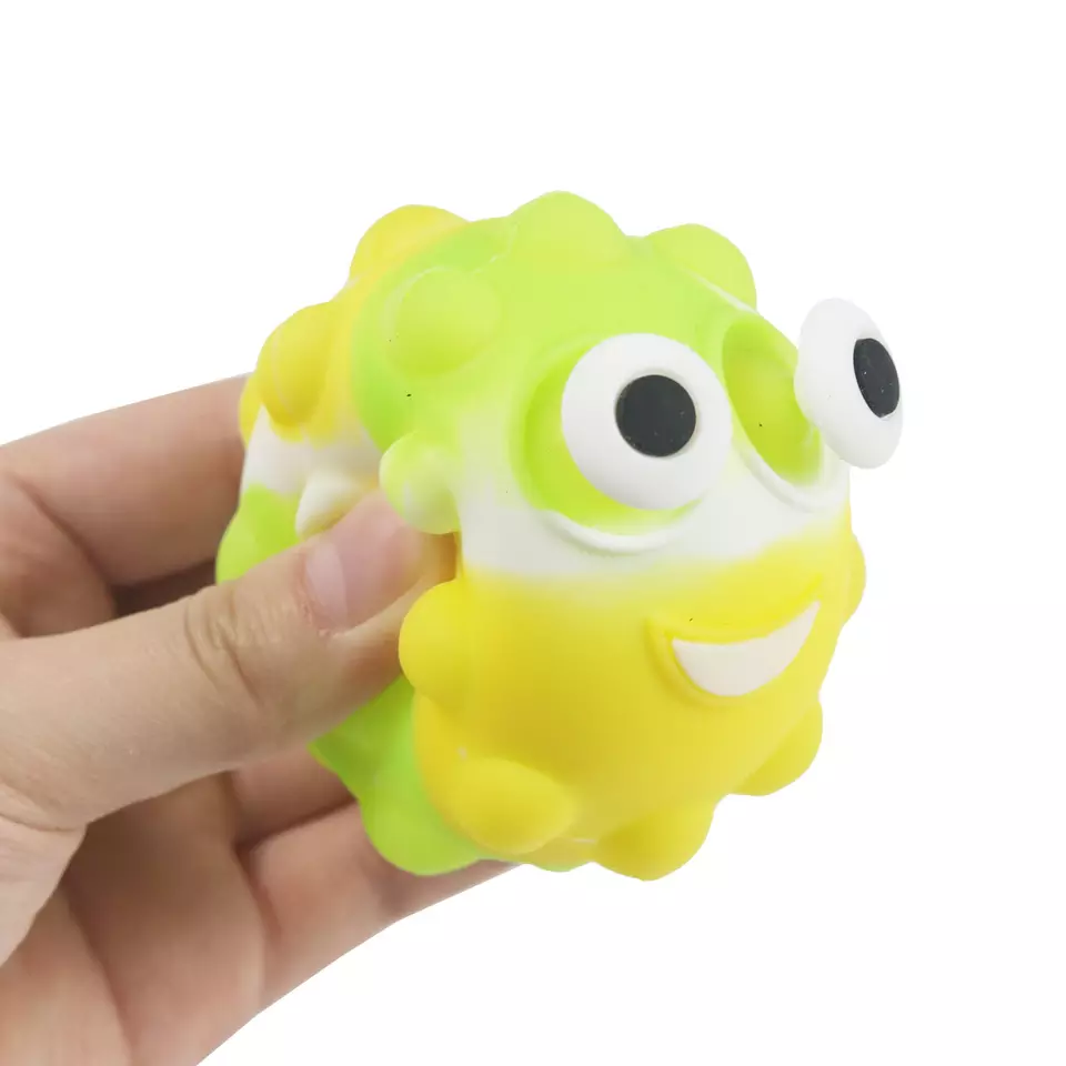 Awọn Oju Nla 3D Wahala Pop Ball Fidget Toy (4)