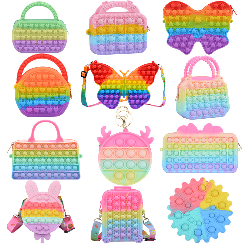 Rainbow Push Pop Fidget Toy Bag (3)