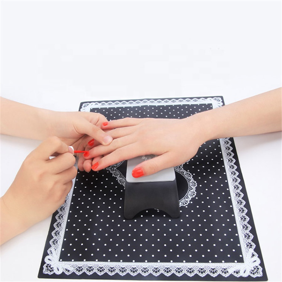 Silicon Nail Salon Mat សម្រាកដៃ (11)