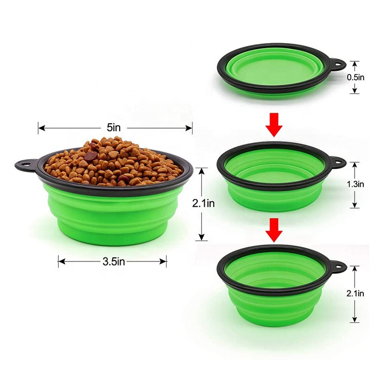 I-Silicone Collapsable Dog Bowl (2)