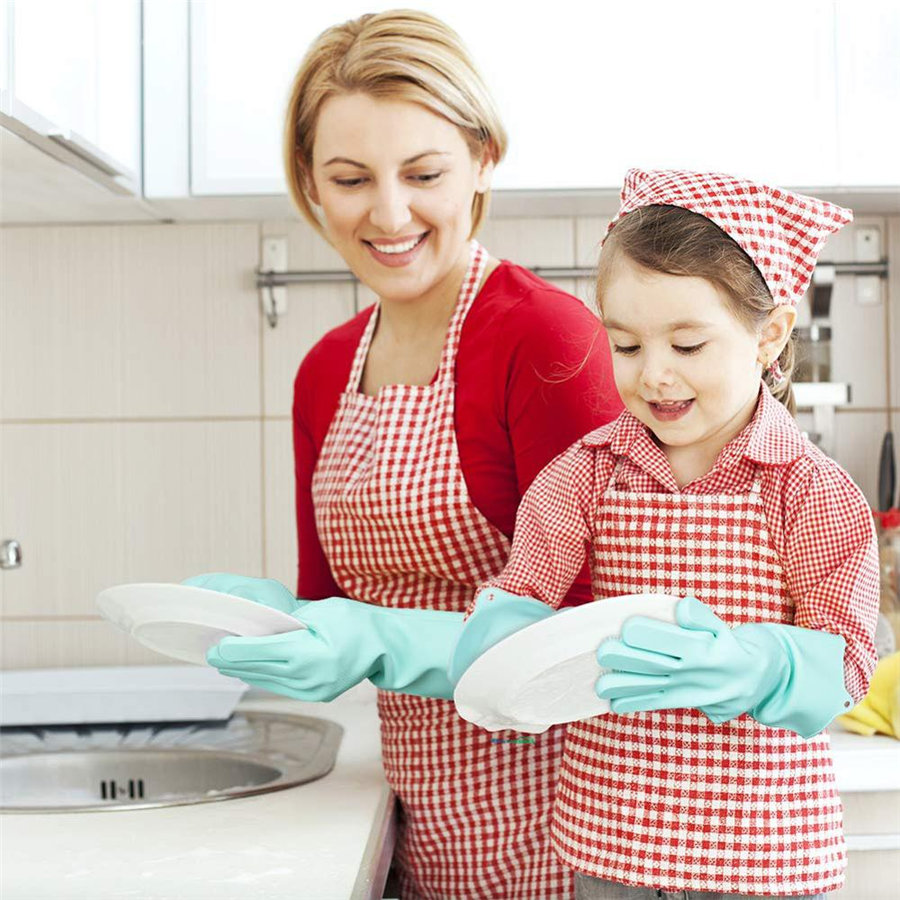 Silicone Dishwashing Gloves (2)