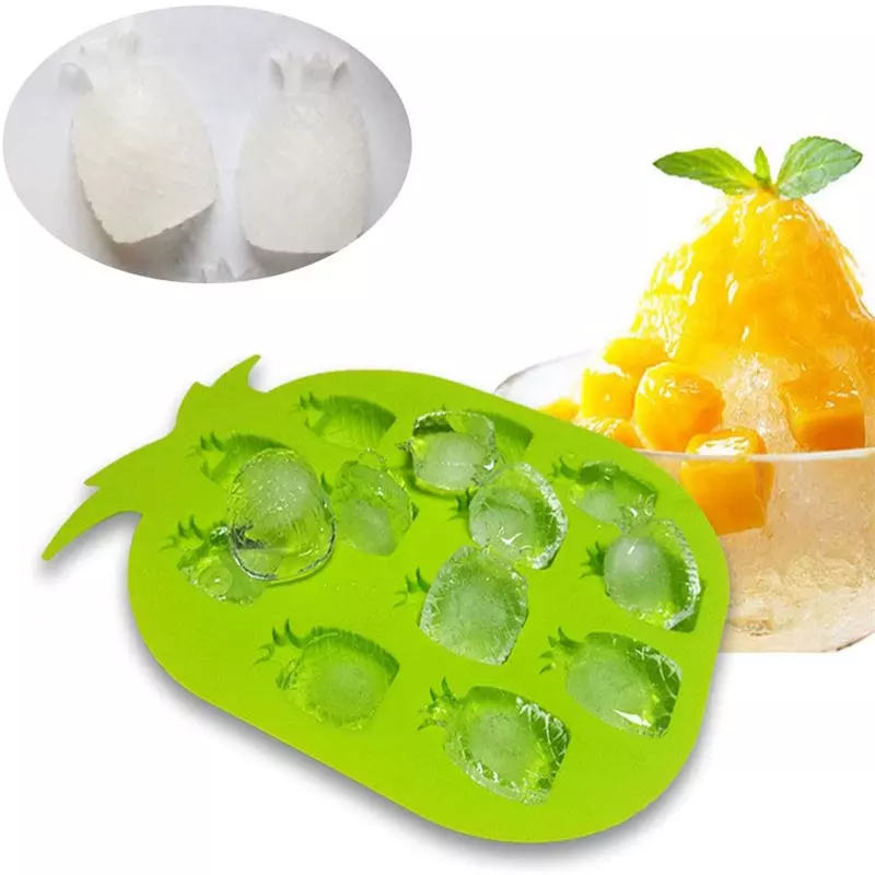 Bandeja de hielo con tema de fruta nueva de silicona (5)