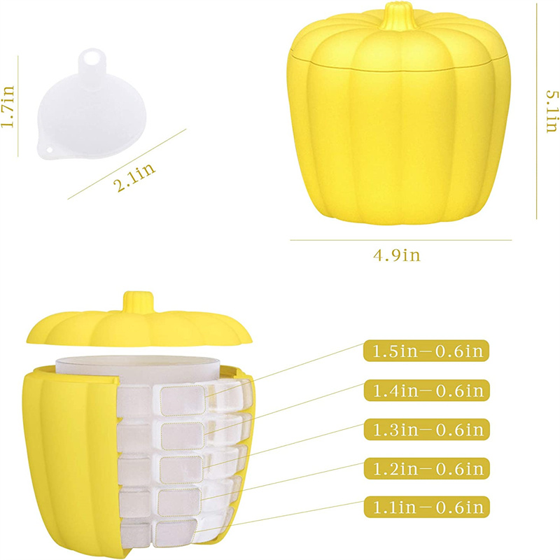 Seau à glace à la zucca in silicone (1)