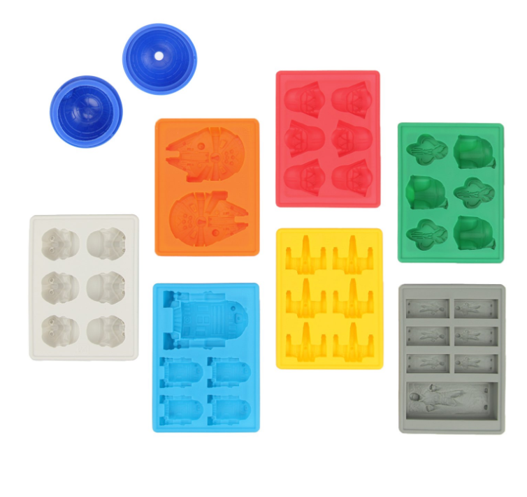 Nyenyezi- Nkhondo Silicone Ice Cube Trays (3)