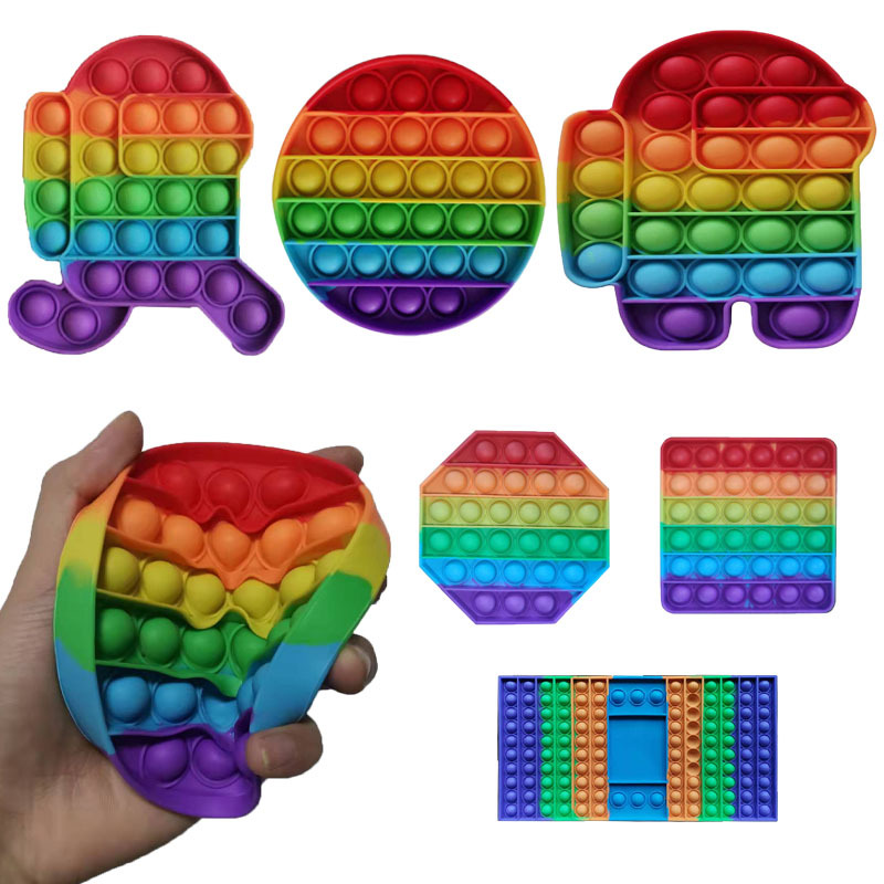 Rainbow Push Pop играчка (1)