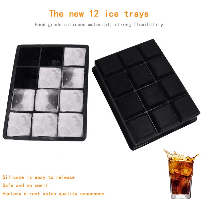 Silicone 12 cavity ice cube tray (5)