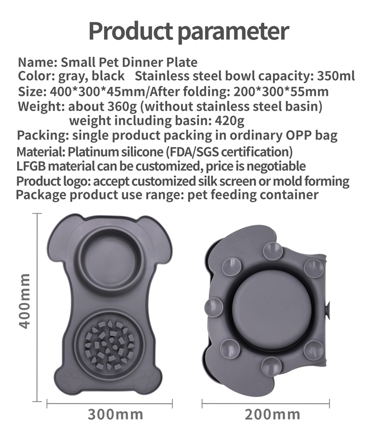 ciotola per animali in silicone (1) -taglia piccola