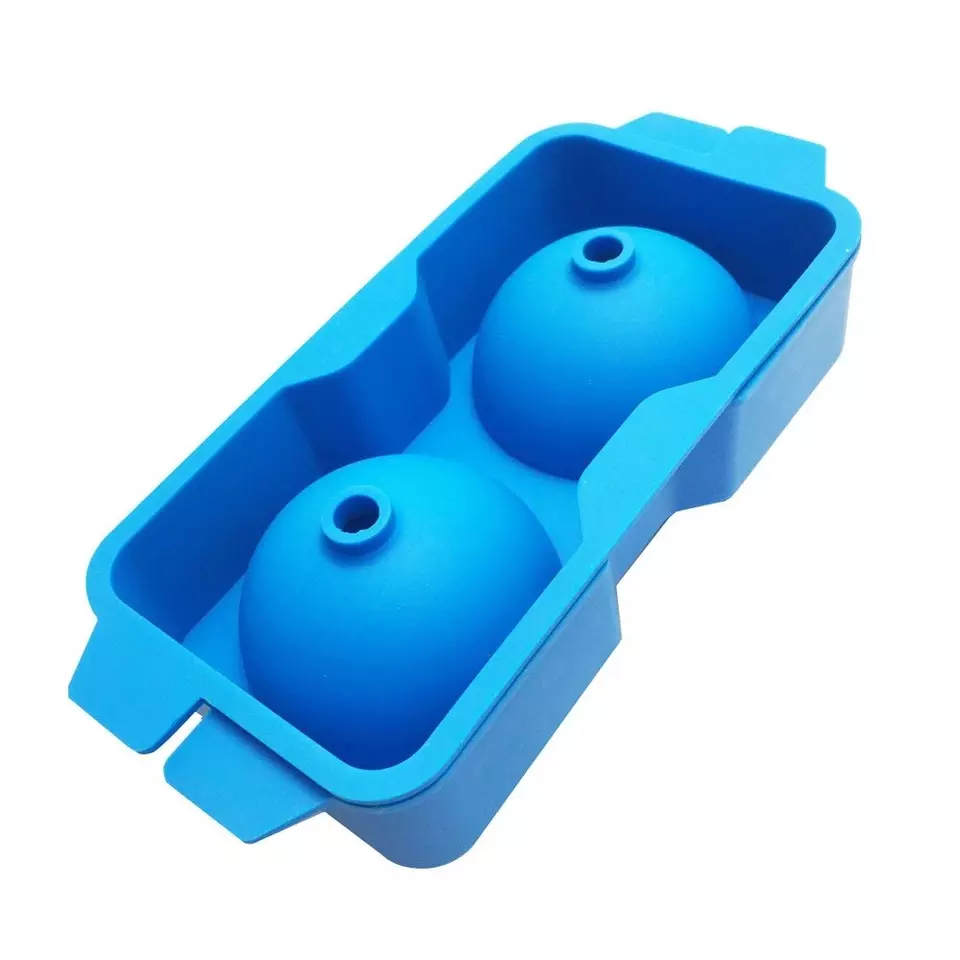2 Cavity Large Sphere Ice Cube Tray (1)