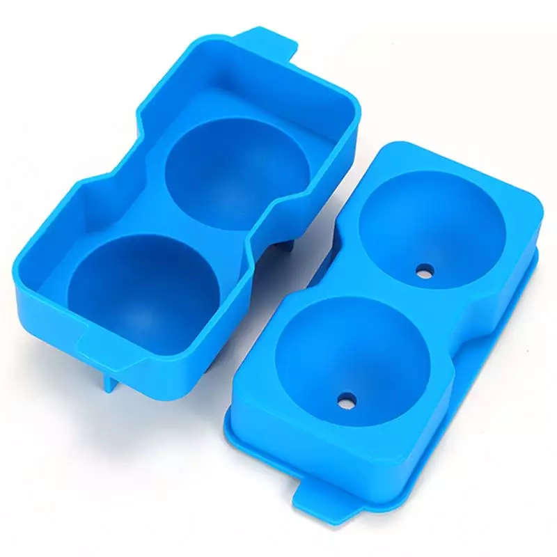 2 Cavity Large Sphere Ice Cube Tray (2)