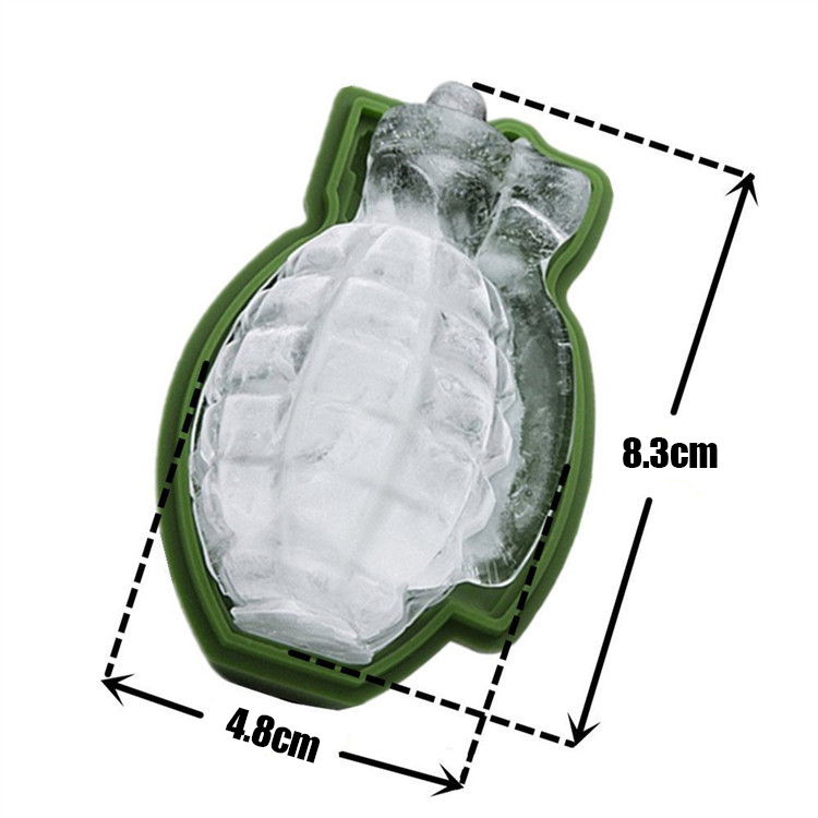Grenade shape ice tray  (1)