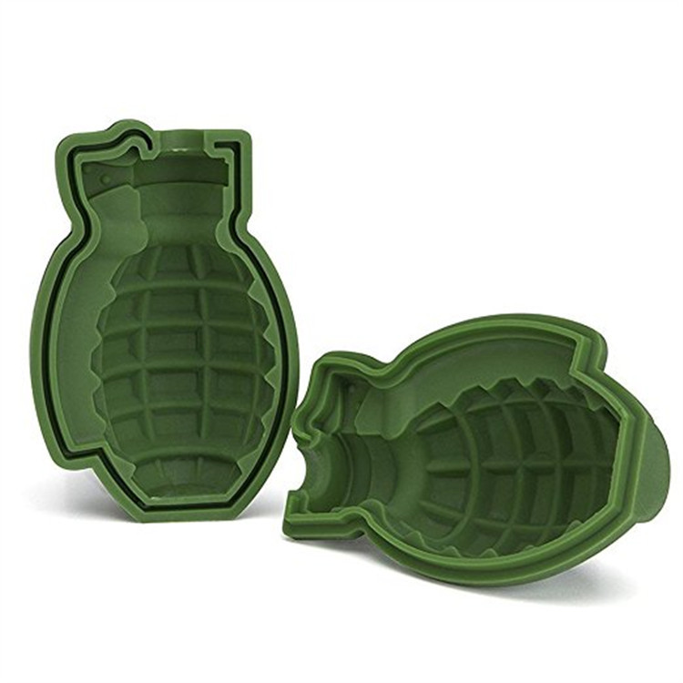 Grenade shape ice tray  (6)