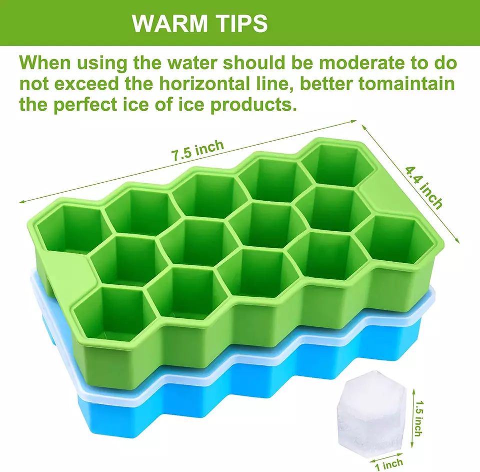Honeycomb Silicone Ice Molds (2)