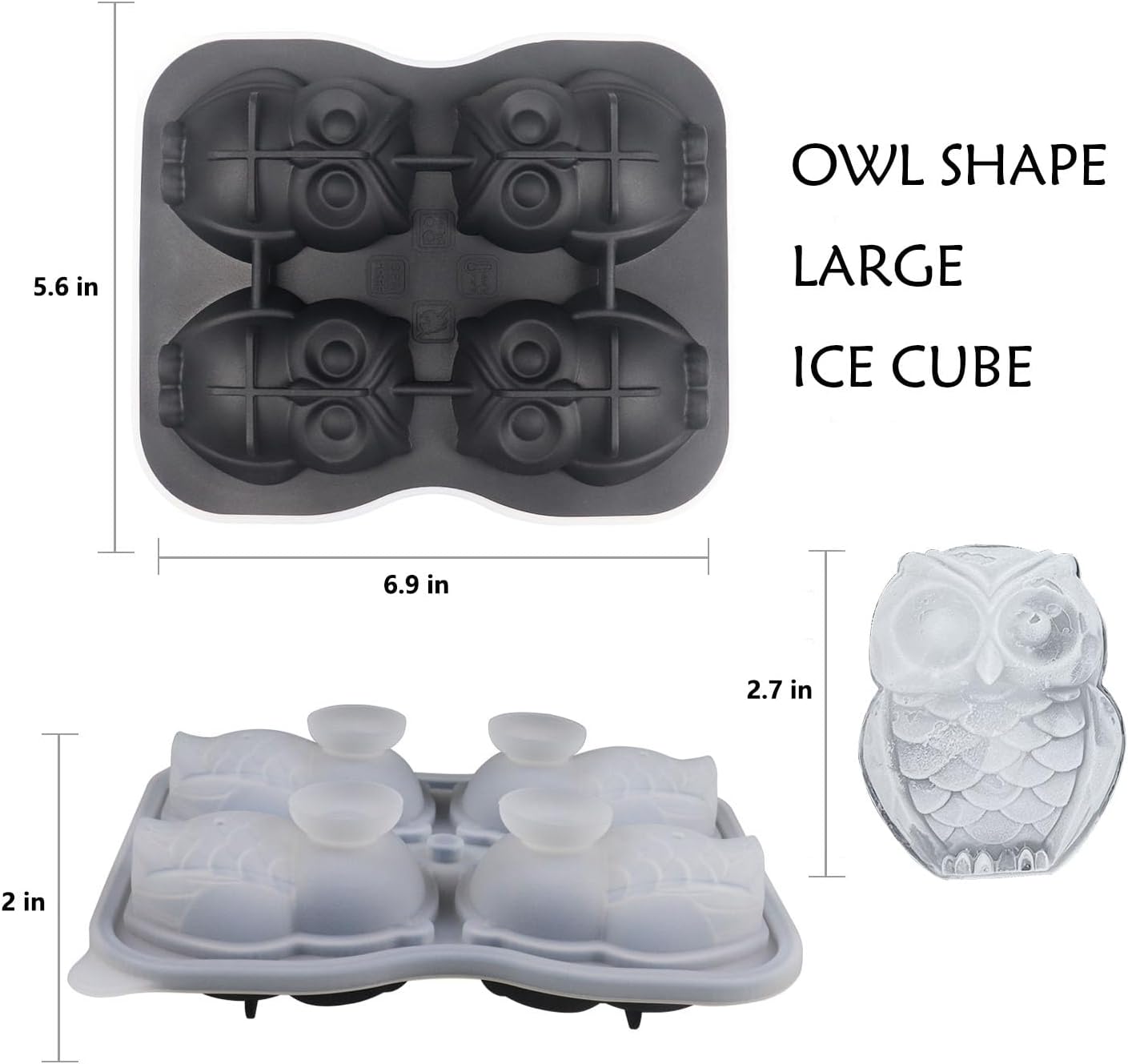 Owl Ice Cube Mold (3)
