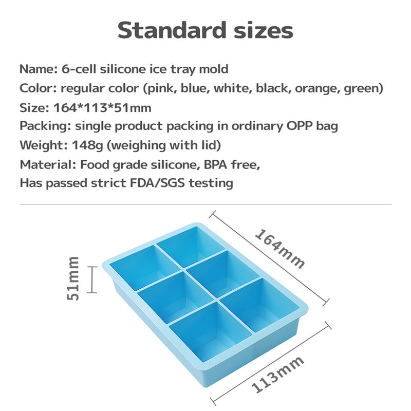 silicone 6 ice cube tray (4)