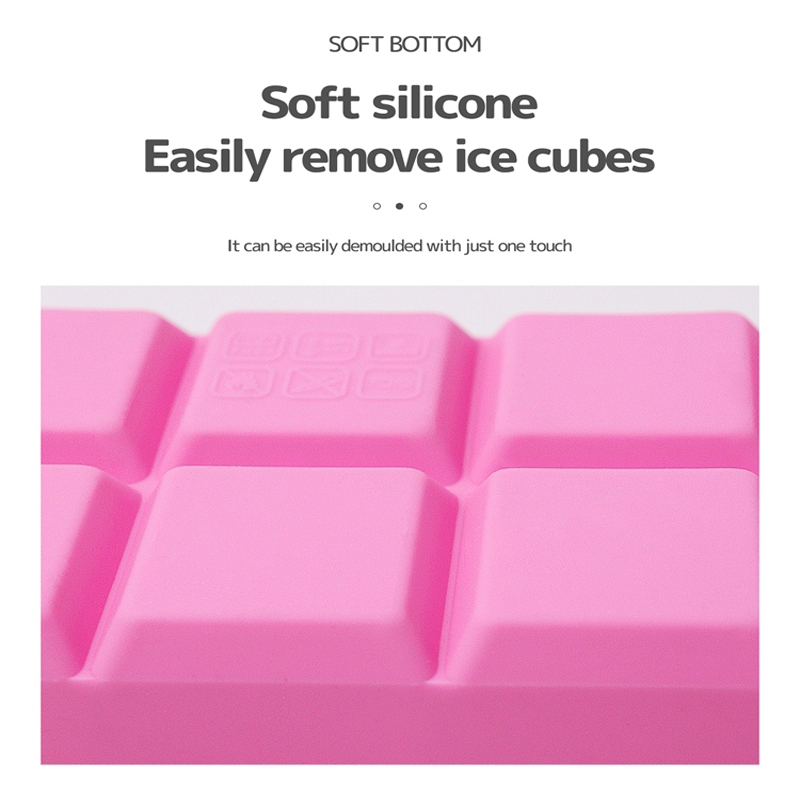 silicone 8 cavity ice cube tray  (1)