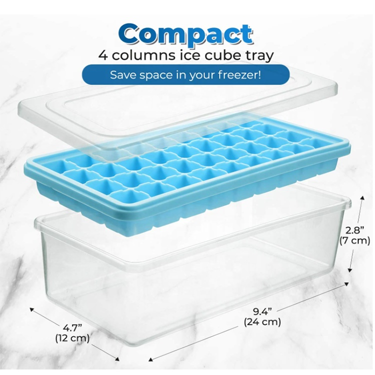 silicone ice tray with bin and lid (5)