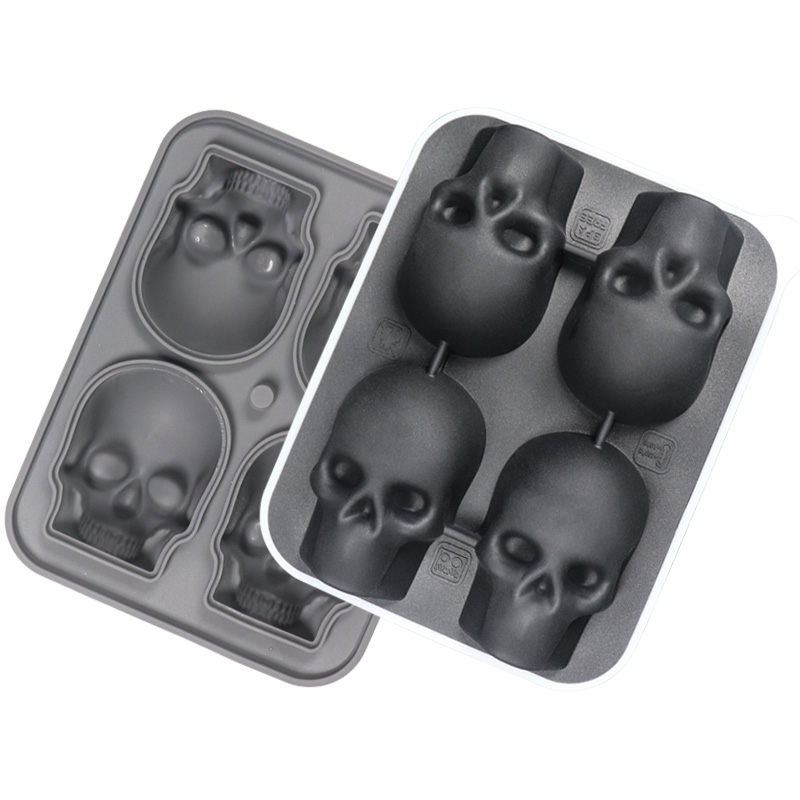 skull ice cube tray  (2)